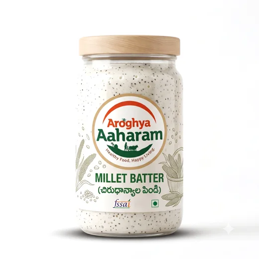 Arogya Aaharam Millet Batter – చిరుధాన్యాల పిండి