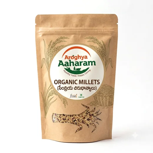 Arogya Aaharam Fresh Millets – తాజా చిరుధాన్యాలు